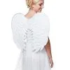 Spirit Halloween White Velvet Angel Wings