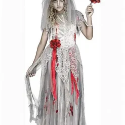 Spirit Halloween Kids Zombie Bride Costume