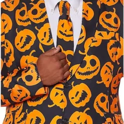 Spirit Halloween Adult Jack-O-Lantern Plus Size Suit -Spirit Halloween Store 01381524 c