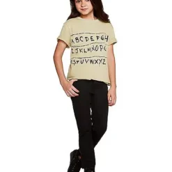 Spirit Halloween Kids Stranger Things Alphabet Wall T Shirt - Stranger Things -Spirit Halloween Store 01381797 f
