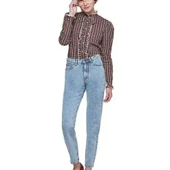 Spirit Halloween Adult Ruffle Barb Shirt - Stranger Things -Spirit Halloween Store 01382225 c