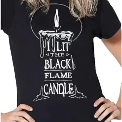 Spirit Halloween Black Flame T Shirt - Hocus Pocus -Spirit Halloween Store 01384130 c