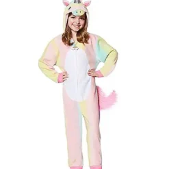Spirit Halloween Kids Rainbow Unicorn One-Piece Costume