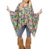 Spirit Halloween Hippie Poncho Set
