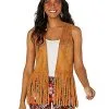 Spirit Halloween Fringed Hippie Vest