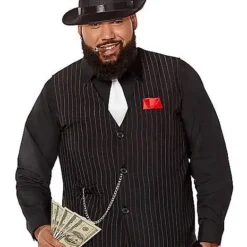 Spirit Halloween Gangster Vest -Spirit Halloween Store 01387521 f