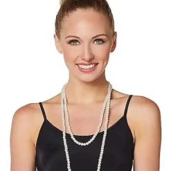 Spirit Halloween Faux Pearl Necklace -Spirit Halloween Store 01389675 c