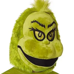 Spirit Halloween Moving Mouth The Grinch Full Mask - Dr. Seuss -Spirit Halloween Store 01391499 c