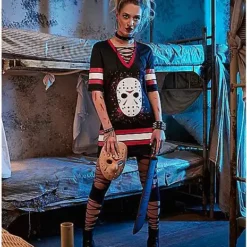 Spirit Halloween Adult Jason Voorhees Hockey Dress – Friday The 13th