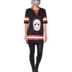 Spirit Halloween Adult Jason Voorhees Hockey Dress – Friday The 13th -Spirit Halloween Store 01392695 d