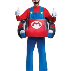 Spirit Halloween Adult Mario Kart Inflatable Costume - Mario Kart -Spirit Halloween Store 01394063 c