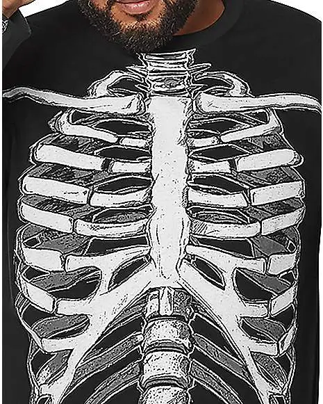 Spirit Halloween Long Sleeve Skeleton T Shirt 4 Spirit Halloween Long Sleeve Skeleton T Shirt - Image 4