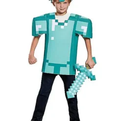 Spirit Halloween Kids Armor Shirt Set - Minecraft -Spirit Halloween Store 01396662 g