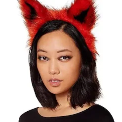 Spirit Halloween Faux Fur Fox Ear Headband -Spirit Halloween Store 01401025 c