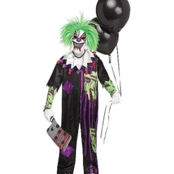 Spirit Halloween Kids Zombie Clown Costume