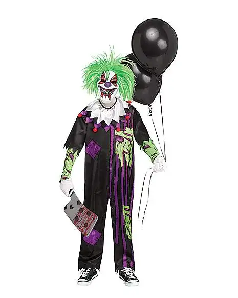 Spirit Halloween Kids Zombie Clown Costume 1 Spirit Halloween Kids Zombie Clown Costume