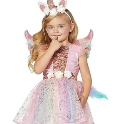 Spirit Halloween Toddler Winged Unicorn Costume -Spirit Halloween Store 01409952 c