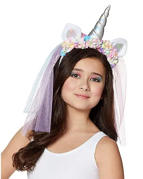 Spirit Halloween Kids Unicorn Veil 1 Spirit Halloween Kids Unicorn Veil