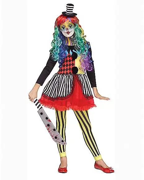 Spirit Halloween Kids Freakshow Clown Costume 1 Spirit Halloween Kids Freakshow Clown Costume