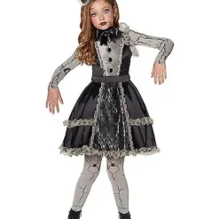 Spirit Halloween Kids Broken Doll Costume - The Signature Collection