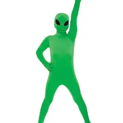 Spirit Halloween Kids Green Alien Skin Suit Costume