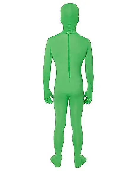 Spirit Halloween Kids Green Alien Skin Suit Costume 2 Spirit Halloween Kids Green Alien Skin Suit Costume - Image 2