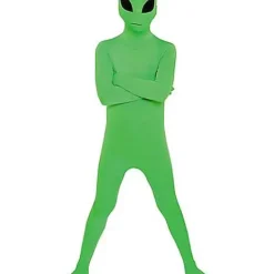 Spirit Halloween Kids Green Alien Skin Suit Costume 7 Spirit Halloween Kids Green Alien Skin Suit Costume -Spirit Halloween Store 01414929 d