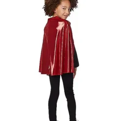 Spirit Halloween Kids Red Cape And Mask -Spirit Halloween Store 01416098 b