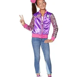 Spirit Halloween Kids JoJo Siwa Bomber Jacket -Spirit Halloween Store 01418086 c