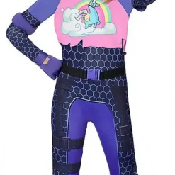 Spirit Halloween Girls Brite Bomber Costume - Fortnite -Spirit Halloween Store 01418292 c