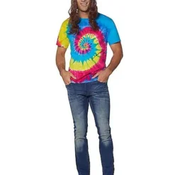 Spirit Halloween '60s Tie Dye T Shirt -Spirit Halloween Store 01426923 c