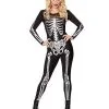 Spirit Halloween Adult Skeleton Catsuit