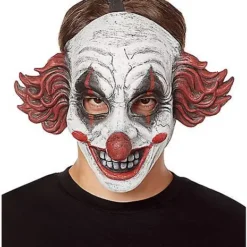 Spirit Halloween Happy Clown Half Mask