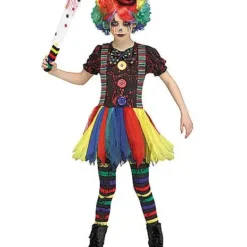 Spirit Halloween Kids Krazed Clown Costume