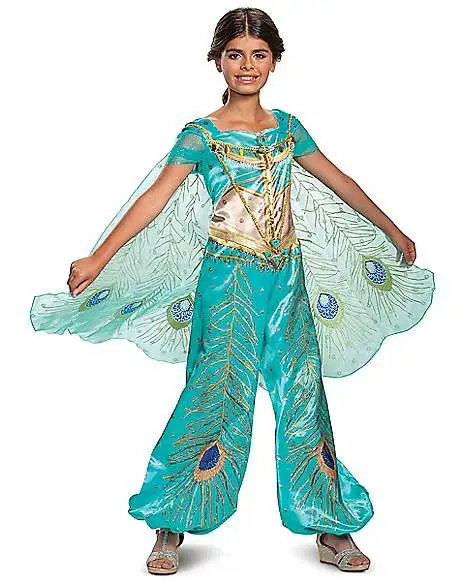 Spirit Halloween Toddler Jasmine Costume Deluxe - Aladdin Live Action 1 Spirit Halloween Toddler Jasmine Costume Deluxe - Aladdin Live Action