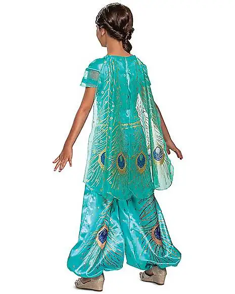 Spirit Halloween Toddler Jasmine Costume Deluxe - Aladdin Live Action 2 Spirit Halloween Toddler Jasmine Costume Deluxe - Aladdin Live Action - Image 2