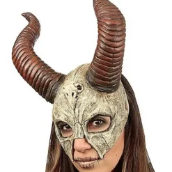 Spirit Halloween Voodoo Horn Half Mask -Spirit Halloween Store 01433622 c