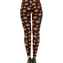 Spirit Halloween Pumpkin Leggings -Spirit Halloween Store 01434281 c