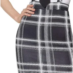 Spirit Halloween Plaid Pencil Skirt -Spirit Halloween Store 01434554 d