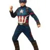 Spirit Halloween Kids Captain America Deluxe Costume - Avengers: Endgame
