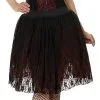 Spirit Halloween Victorian Vampire Layered Skirt