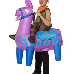 Spirit Halloween Boys Giddy Up Inflatable Costume - Fortnite