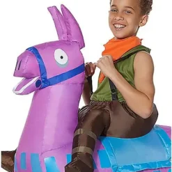 Spirit Halloween Boys Giddy Up Inflatable Costume - Fortnite -Spirit Halloween Store 01442144 c