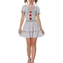 Spirit Halloween Adult Pennywise Dress Costume - It: Chapter Two -Spirit Halloween Store 01442730 c