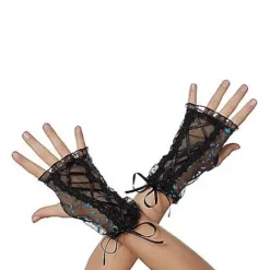 Spirit Halloween Sparkle Witch Gloves