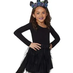 Spirit Halloween Kids Faux Fur Light-Up Unicorn Costume Kit -Spirit Halloween Store 01446905 c
