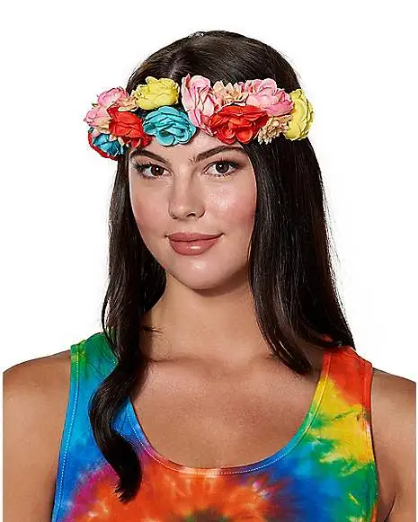 Spirit Halloween Multi Flower Headband 1 Spirit Halloween Multi Flower Headband