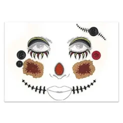 Spirit Halloween Scary Scarecrow Face Decal