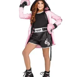 Spirit Halloween Kids Tough Girl Boxer Costume