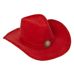 Spirit Halloween Red Western Cowboy Hat